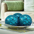 6 Pieces 4 Inch Mosaic Sphere Balls Decorative Glass Balls Decorative Orbs Table Centerpiece Balls Round Glass Ball Bowl Filler for Bowls Vases Dining Coffee Table Decor (Blue)