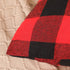 Christmas Pillow Covers- Christmas Throw Pillow Covers 18" x18" Set of 2, Decor Winter Holiday Decorative Pillow Covers, Red and Black Buffalo Check Plaid Throw Pillow Covers for Home Decor