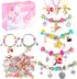 HiUnicorn DIY Charms Bracelets Making Kit Gifts for Girls, Unicorns Charms Beads Bracelets & Necklaces for Jewelry Making Kit, Christmas Birthday Gift, Arts and Crafts for Girls Age 7 8 9 10 12