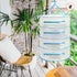 Herb Drying Rack Net 4 Layer Herb Dryer White Mesh Hanging Dryer Rack with Zipper 31.5''×24"
