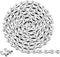 Inkesky 6/7/8 Speed Bike Chains - 116 Links - 1/2 x 3/32 Inch - Compatible with Shimano/KMC/Campagnolo/SRAM for Road & Mountain Bike