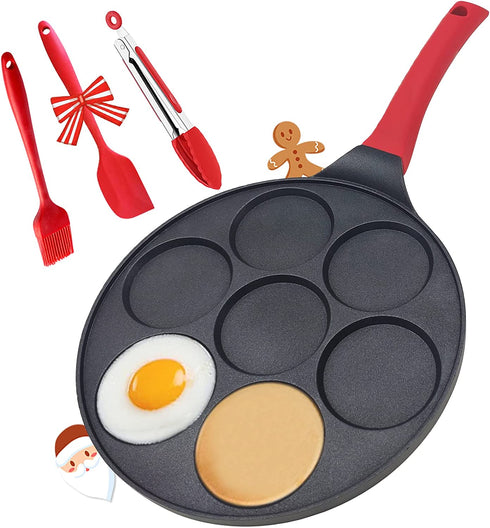 Silver Dollar Pancake Maker for Kids, Pancake Griddle Pan, Breakfast Pancake Pan Grill Pancakes Pan for Pancakes Crepe Maker for Kids