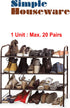 Simple Houseware 3-Tier Shoe Rack Storage Organizer 12-Pair / 20-Pair, Bronze