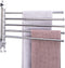 Towel Rack, Towel Bar with 5-Arm Bathroom Towel Shelf Swivel Wall-Mounted Towel Bar Holds for Bathroom, Pool, Kitchen (5 Arms Type)