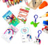 JOYIN 28 Packs Unicorn Dinosaur Keychain with Cards for Kids Party Favor, Classroom Exchange Prizes, Valentine™s Greeting Cards, Valentine Party Favors, Valentine Exchange Gifts