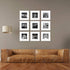 Hongkee 8x8 Square Picture Frame?Made of Composite Wood with High Definition Glass for Desktop Display and Wall Mounting?Set of 3 Minimalist White(HK031520-MD8X8-WT(3PK))
