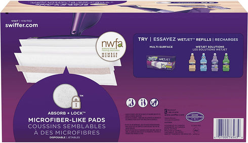Swiffer WetJet Mops for Floor Cleaning, Hardwood Floor Cleaner Spray Mop Pad Refill, 20 Count