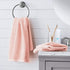 Amazon Basics Quick-Dry Hand Towels - 100% Cotton, 8-Pack, Petal Pink