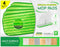 Microfiber Mop Pads 4 Pack - Reusable Washable Cloth Mop Head Replacements Best Thick Spray Wet Dust Dry Flat Velcro Attachment 18" Inch - Cleaning Refill Fits Bona, Bruce, Rubbermaid, Libman + More