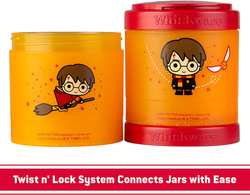 Whiskware Harry Potter Stackable Snack Pack, 2 1/3 cups, Voldemort