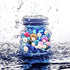 200 Pieces Floating NO Hole Pearls and 10000 Pieces Transparent Water Gels,Floating Pearls for Vases,Pearl Decor,Pearl Decor for Home Weddings Table Party Decor,10/14/ 20mm (Creamy White,Gold)