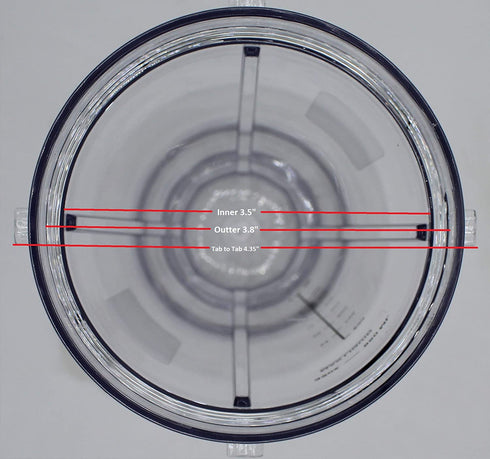 Blendin 2 Pack Small 18 Ounce Cup with Sip N Seal Flip Lids, Compatible with Nutri Ninja Auto-iQ 1000w Series and Duo Blenders