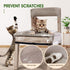 2 Pack Clear Plastic Dining Chair Covers, Reusable Thickened Soft PVC Seats Protectors, Double-Sided Adjustable Waterproof Chairs Slipcover