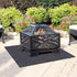 Fire Pit Mat”Stove fire mat?Retardant | Heat Resistant?Ember Mat and Grill mat?Absorbent Material? Protect Your Deck, Terrace, Lawn or Campground from Embers?Waterproof Backing?Washable (36"×36")