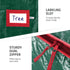 Rolling Large Christmas Tree Storage Bag - Fits Artificial Disassembled Trees, Durable Handles & Wheels for Easy Carrying and Transport - Tear/Waterproof Polyethylene Plastic Duffle Bag
