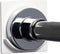 Adherion Extra-Large Adhesive Shower Curtain Rod Holder | Rod Retainer XL | No Drilling | Stick On | 3M Adhesive | Shower Curtain Rod Not Included | White |