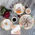Floral Party Supplies paper plates and Napkins Sets for 24 Guest-Include Floral Party Disposable Paper Dinner Plates,Cups,Napkin for Baby or Bridal Shower,Birthday,Wedding,Bachelorette party Supplies