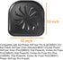 Air Fryer Drip Tray for PowerXL Air Fryer,Air Fryer Replacement Parts,2 Pcs Drip Pan for PowerXL Air Fryer Pro,PowerXL Vortex Air Fryer Pro,PowerXL Vortex Air Fryer Pro,Power AirFryer Oven