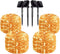 LiyuanQ Solar String Lights, 4 Pack 100 LED Solar Fairy Lights 33 Feet 8 Modes Copper Wire Lights Waterproof Outdoor String Lights for Garden Patio Gate Yard Party Wedding Indoor Bedroom Warm White