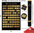 Top 100 Movies Scratch Off Poster - Films of all Time Bucket List - 24x16" Easy to Frame Scratchable Cinema Checklist Poster - Must See Movie Challenge - 100 Essential Movies Scratch off Calendar with Scratcher Included - Greatest Movies for Family to Wat