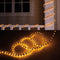 36Ft Rice Rope Lights, Outdoor Christmas Lights Plug-in, Connectable and Cuttable Commercial Grade Warm Rope Lights with Screws and Clamps, for Balcony Roof Porch Indoor Outdoor Christmas Decoration