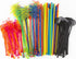 Bar Caddy Supplies (120 Pack) Assorted Swizzle Sticks / Drink Stirrers (24 of Each Design) Disposable Flexible Drinking Straws in 2 Sizes Small Bar Party Supply Refill Pack for Bar Organizer