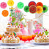 Ayamuba Taco Twosday Birthday Party Decorations - 2nd Fiesta Birthday Party with Fiesta Paper Fans, Taco Twosday Banner for 2nd Birthday Cinco De Mayo Mexican Fiesta Party Supplies