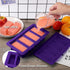 Butter Mold with Lid, Silicone Butter Tray Container for Making 4 Butter Sticks, Food Grade Silicone Butter Molds for Butter Pudding, Ice Cube, Chocolates, Cheesecake (Purple)