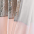 Lush Decor Gray and Blush Night Sky Panel for Living, Bedroom, Dining Room (Single Curtain), 84" x 42"