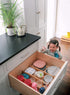 Drawer Dividers Pack of 4, Adjustable Bamboo Clothing Drawer Organizers Spring-loaded, Durable Expandable Organization Separators for Dresser, Kitchen, Bedroom, Bathroom, Office, 13.25-16.75 in