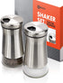 Gorgeous Salt and Pepper Shakers Set With Adjustable Pour Holes - The Perfect Dispensers for your Salts