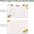 Mint & Elm Recipe Box with 100 Cards and 10 Dividers - Recipe Organizer Includes Plastic Holder for 4x6 Cards (Natural Bamboo)