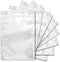 100 Pack Mylar Bags for Food Storage - 6 x 9 Inch Resealable Smell Proof Bags Aluminum Foil Packaging Pouch Bag Silver