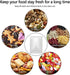 100 Pack Mylar Bags for Food Storage - 6 x 9 Inch Resealable Smell Proof Bags Aluminum Foil Packaging Pouch Bag Silver