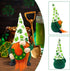 St Patricks Day Decorations Gnomes for Home Table Ornament St. Patrick's Day Gifts Home Decor Green Irish Gnome Plush Elf Scandinavian Handmade Swedish Tomte Leprechaun Figurines(Green)