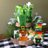 St. Patrick's Day Gnome Irish Leprechaun Tomte for March Saint Paddy's Day Gift Rainbow Nisse Handmade Scandinavian Folklore Shamrock Elf Dwarf Home Household Kitchen Tiered Tray Decorations Set of 2