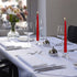 BOLSIUS 10 Count Unscented 10 Inch Red Household Taper Candles - 8 Hours Burn Time - Premium European Quality - Smokeless Dripless Taper Candlestick - Great for Special Occasion, Church, and Everyday