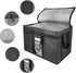 XXL-Larger Insulated Cooler Bags with Zipper Closure,Reusable Grocery Shopping Bags Keep Food Hot or Cold,Collapsible lunch bag,Grocery Transport,23"W x 15"H x 14"D