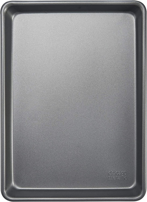 Chicago Metallic Commercial II Non-Stick Small Cookie/Baking Sheet, 12.25 by 8.75, Gray