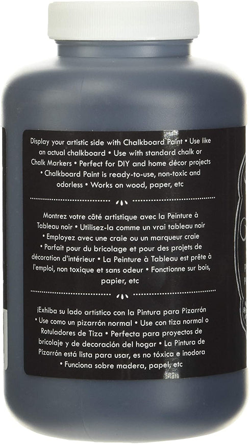 DIY Shop Chalkboard Paint by American Crafts | 16.2 ounces, Black (366867)