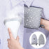 Garment Steamer Ironing Gloves Anti Steam Glove Waterproof Heat Resistant Gloves Complete Care Protective Garment Steaming Mitt with Finger Loop for Clothes Steamers (Star Pattern, Gray)