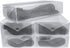 Greenco Clear Foldable Boot Storage Boxes-5 Pack