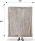 Hyde Lane Fluffy Cute Shaggy Cozy Throw Blankets for Couch Sofa ,2 Way Reversible Ultra Soft Long Faux Fur Fuzzy Blanket for Home- - 50x60 Grey