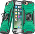 Reejax iPhone SE 2020 Case,iPhone 7 Case,iPhone 8 Case with Screen Protector,Heavy Duty Rugged Cover with Magnetic Ring Kickstand,Protective Phone Case for iPhone 7/8/SE 2020 Dark Green