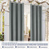 CHHKON Outdoor Velvet Curtains for Patio Clearance Waterproof Pergola Curtain Indoor Drapes Blackout Curtains 108 Inch Long Privacy Screens and Panels with Grommet
