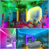55ft/16M LED Light Strip RGB MengZi Soft Rope Lights 5050 SMD 480 LEDs Non Waterproof 16 Meters Tape Light with 44 Keys IR Wireless Remote Control and 24V Power Adapter for Indoor Outdoor