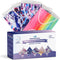 WeCare Disposable Face Mask Individually Wrapped - 50 Pack, Watercolor Print Masks - 3 Ply