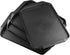Vababa Black Plastic Fast Food Serving Trays, 4-Pack, 16.8-INCH x 12-INCH