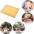 Bamboo Cheese Board and Charcuterie Boards/Serving Tray with Built-in Compartments and Juice Groove for Cheese, Meat and Fruit (13" x 15.9")