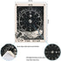 Pack of 3 Tarot Tapestries with Rustproof Grommets, Seamless Nails, The Sun Moon Star Tarot Card Tapestries Vertical Tapestry Wall Hanging (16 x 20 inches/piece)